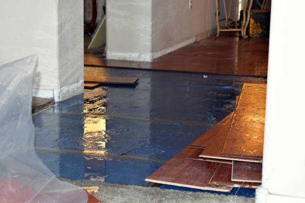 Professional Sewage Cleanup technician working in Hammond, OR